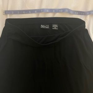 vintage black maxi skirt